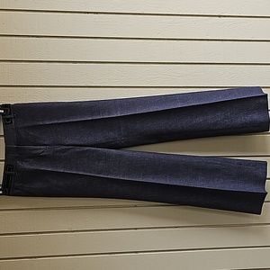 BCBG Maxazaria 4 Dress Pants. Denium look, flare bottom.